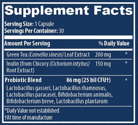 PeakBioMe Everlean Supplement Facts